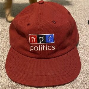 NPR Politics Burgundy Cap